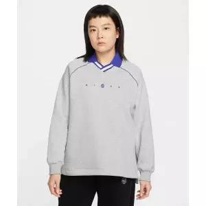 [나이키]스포츠웨어 플리스 오버사이즈 그래픽 폴로 탑 W - 퓨어 플래티넘헤더래피스 IF0257-043 291151