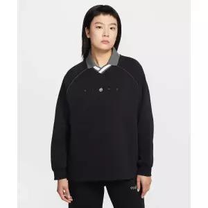 [나이키]스포츠웨어 플리스 오버사이즈 그래픽 폴로 탑 W - 블랙아이언 그레이 IF0257-010 291147