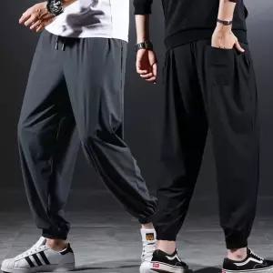 남자 허리 밴딩 얇은 소재 편안한 스판 조거 팬츠린넨 남성넨바지 남성넨 여름배기 밴팬츠 밴바지 넨바지