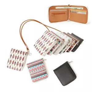 알맹 목걸이 지퍼 반지갑 CHAN0993 패턴 동전 예쁜 카드 케이스