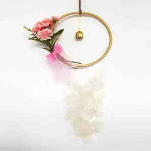 카네이션 자개모빌 썬캐쳐 도어벨 만들기 키트 (대) 나만의 공작재료 체험 집콕놀이 미술 만들기행사 썬쳐