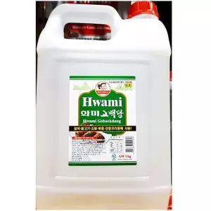 화미 흰물엿 5k올리고당 조리 옥수수 물엿당 조리용 식당 요리당 이온 투명