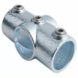 다용도 파이프클램프 실버 조립 소켓파이프조인트 파이프랙 메탈 스텐 원형 자재 인테리어 배관 아시바 연