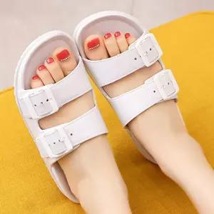 가을신상 플랫 빅사이즈 여자샌들 패션 통굽 힐의류 신발 가방