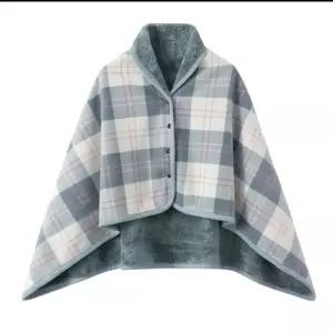 미니 무릎 겨울 밍크 퍼 극세사 단추 숄 망또 담요 털담요 세사