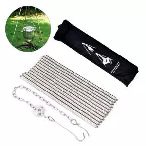 캠핑용 삼각대 높이 약82cm 냄비걸이 화로대화로대 취사용품 도구 화로대 야영화로대 요리용화로 스탠드화