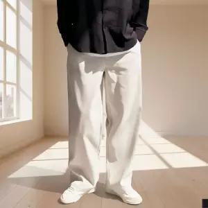 비비오 이지케어 통넓은 슬랙스 링클프리 와이드 밴딩아이스팬츠 쿨링 팬츠 남자바지 큰바지 넓은 남자밴