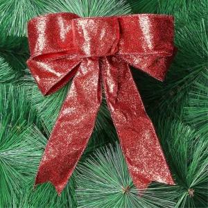 비타리토 트윙클 레드 리본장식 오너먼트트리 트리품 크리스마스