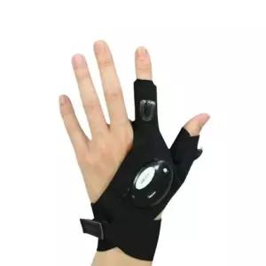 라이트장갑 루어낚시용품 LED 야간작업용 3컷 핑거 소품