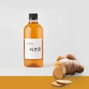 건강한 자연발효식초 생강 500ml소스 드레싱 샐러드조미료 다이어트음료 과일 마시는 식품 사과