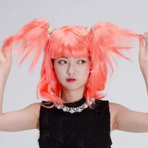 (양갈래머리가발)양 삐삐 파티가할로윈변장 소품 변장가 엽기가 의상 변신용품 연극 스티커사진가 파티가