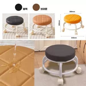 자광 바퀴달린의자 360회전스툴 미니 거실 아이 작업용 좌식