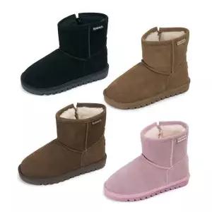 슈즈CHERIE KIDS 아동 양털부츠 겨울 양모 방한화 소가죽 어그부츠 4종택1 K2907