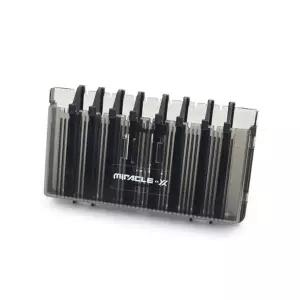 미라클 태클박스 에기 홀더 투명블랙 칸막이 낚시보관 용품정리 케이스 소품 수납 휴대용 필수품