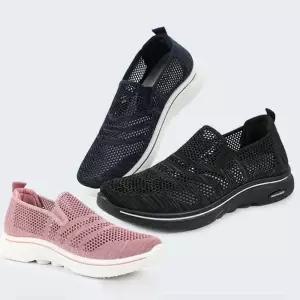 남녀공용 메쉬 슬립온 경량 쿠션아웃솔 여름 발편한신발 운동화 워킹화 데일리슈즈통풍온 온화 푹신한온 캐