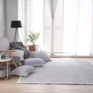 더크린 아리엘 시어서커 카페트 Q그레이 단품매리스이불 이불단 패드 요깔개 봄이불