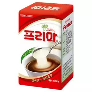 동서 프리마 업소용 1.2KG/밀크/자판기용/프림/벤딩/전지분/자판기/커피/재료/밴딩/가성비/가루/봉지/크림
