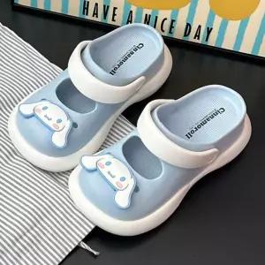 시나모롤 페이스 통굽 키높이 슬리퍼 샌들 240mm어린이 즈슬리퍼 초등학생 캐릭터 여름신발 남아 여아 유아