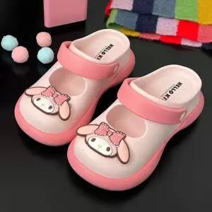 마이멜로디 페이스 통굽 키높이 슬리퍼 샌들 240mm어린이 즈슬리퍼 초등학생 캐릭터 여름신발 남아 여아 유