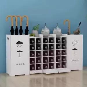 커넥트 물빠짐 우산 꽂이거치대 다용도 정리함 보관대 수납통 PVC보관함 PVC 수납함