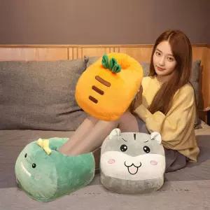 발따듯쿠션 SIS 725풋워머 난로 캐릭터 보온기