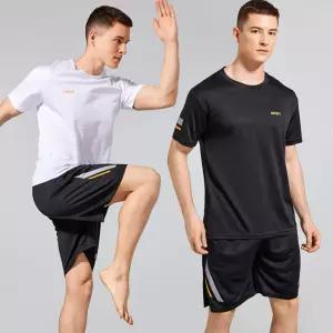 LD-925 스포츠 남자 반팔 셋트팔세 레이닝복세트 레이닝셋트 운동세 운동 팔레이닝 팔레이닝셋트 레이닝