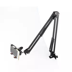 스마트폰 테이블 거치대 전자출입명부 QR코드 체크인테블릿 핸드 클램프 강용 화상수업용품 용폰 디카스탠