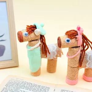 아트박스/토단 코르크 마개 애니멀 말 만들기 1인세트