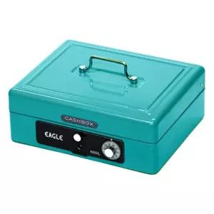 이글)미니수제금고(대 녹색 668L)현금 저금통 다용도 잠금 튼튼한 손잡이 소형 돈금고