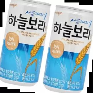하늘보리 웅진 x 60캔입 180ml (30캔x2박스)