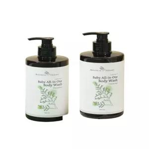 보타니컬테라피 리프세라 대용량 아기 신생아 올인원 바디워시 500ml, 2개