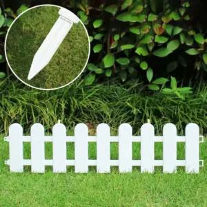 말뚝형 정원 초록색 울타리 텃밭 플라스틱 5p 잔디녹색 화단분리대 실외 조경 꾸미기 경계 마당 세트