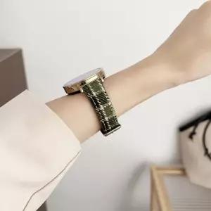 갤럭시워치액티브 스트랩 격자무늬 가죽밴드 시계줄 20mm용나일론 휴대폰용품 밀레니즈 루프 오션 스포츠