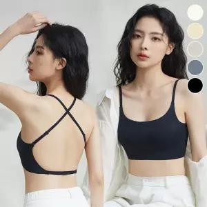 여성 심리스 XU자형 몰드 일체 브라탑운동복 나시 필라테스 요가 브라 스포츠 캡내장