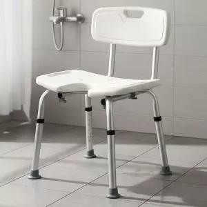 등받이목욕의자 복지용구 어르신샤워 노인욕실 환자 장애인 탕의자 화장실 높은 욕조 접이식