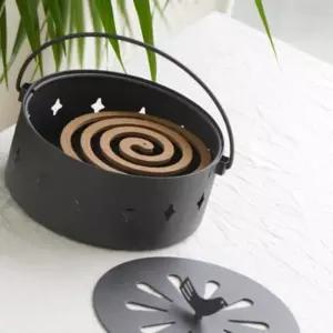 모기향 보관케이스 캠핑용 편리한 홀더 도브 전용 소품정리함 철제 뚜껑형