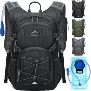 워터 블래더가 포함된 수분 보충 백팩 18L 경량 하이킹 달리기 자전거 타기를 위한 소형 단열 워터팩