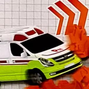 119 구급차 장난감 자동차 어린이 선물 파워키남아단체 미니어쳐 구급카 파워 미니