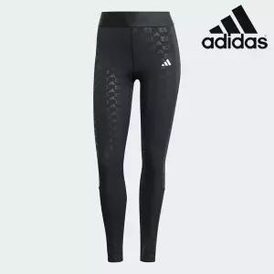 아디다스 여성용 레깅스/ IX3196/ HYGLM 1-1 L Q4 우먼스 하이퍼글램 풀렝스 엠보스