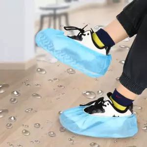 방수 위생덧신 미끄럼 방지 부직포 100매일회용신발커버 슈커버 용품 논슬립 일회용 실내화