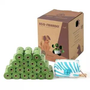 멍멍 파우치+향기 배변봉투18롤 세트(그린)봉지 애견 강아지 똥봉지 봉투 리필 세트 산책