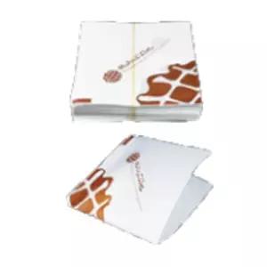 2겹 포장지 와플 L-13 500개식품종이 음식