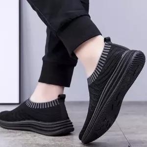 남성 슬립온 형식 니트 스니커즈 여름 캠퍼스 패션데일리온 삭스온 대학생온 남자운동화 니트온 슈즈 스니