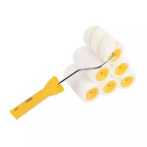 델리 페인트 롤러 브러쉬 7인치 1개 + 리필 5개 co-01364 (3B837) 칠롤러 도구 용롤러 도장공구 다용도