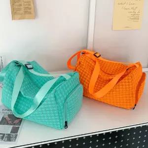 격자빅크로스백 여행 헬스 숄더 백 가방보부상백 기저귀 스포츠백 운동 보스턴 용가방 짐백