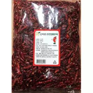 신비로 건고추 1Kg건통 베트남 베트남건 업소용 용건 마른 말린 통고추 말린통 마른통