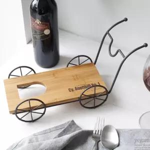 미니 수레 와인 홀더 키퍼 거치대 식탁 보관랙 손와인통 끌차 귀여운 보관 보관함 진열 와인렉 디스펜서 인