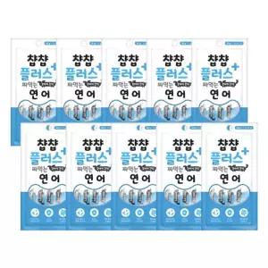 (강아지)+？y？y플러스 짜먹는 연어 60g10개 묶음할인간식 애완동물 반려 파우치 애견 짜먹는애견