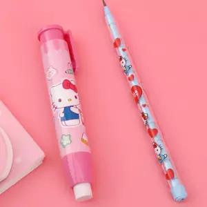 헬로키티 노크식 지우개 663127수정용품 연필 학생 캐릭터 펜슬