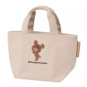 꼬마 곰 재키 코듀로이 보온보냉 런치백(678363)(일)소풍보냉백 이유식보냉백 바캉스가방 휴대용보냉백 도